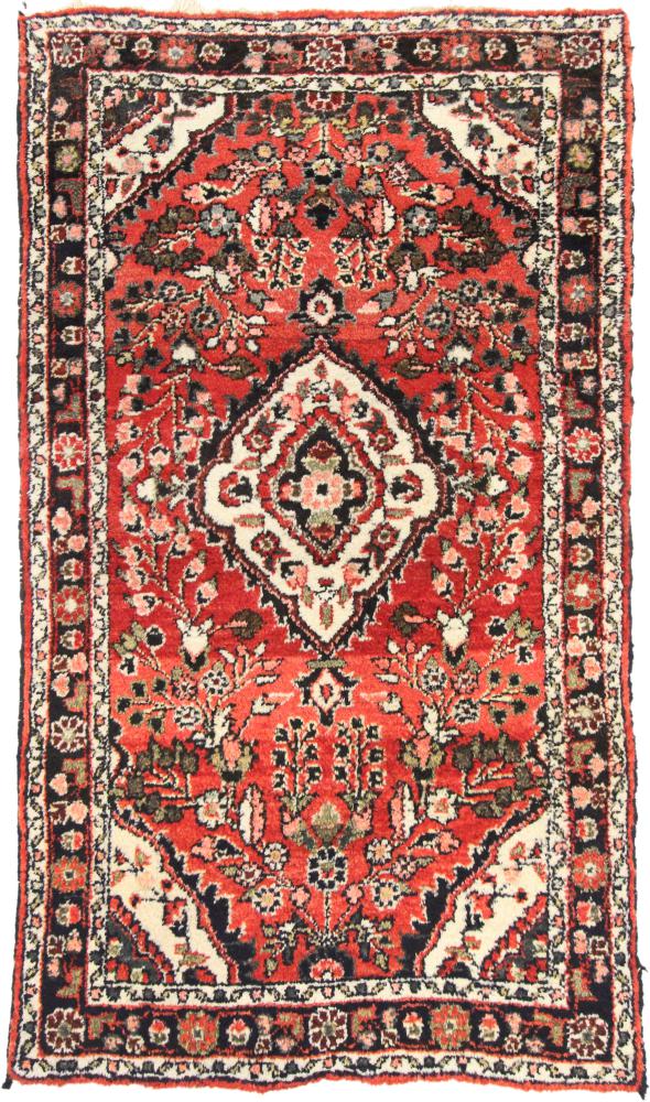 Persisk tæppe Hamadan 134x74 134x74, Persisk tæppe Knyttet i hånden