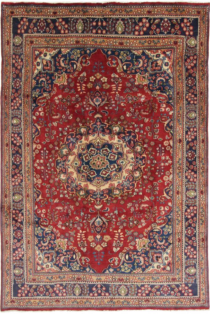 Persisk tæppe Mashhad 290x197 290x197, Persisk tæppe Knyttet i hånden