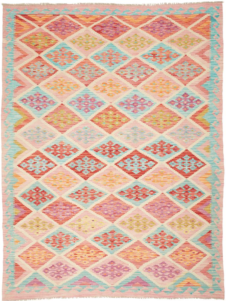 Afghan rug Kilim Afghan 243x181 243x181, Persian Rug Woven by hand