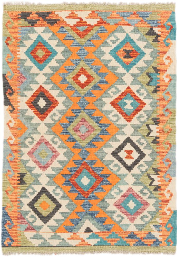 Tapete afegão Kilim Afegão 121x86 121x86, Tapete persa Tecido à mão