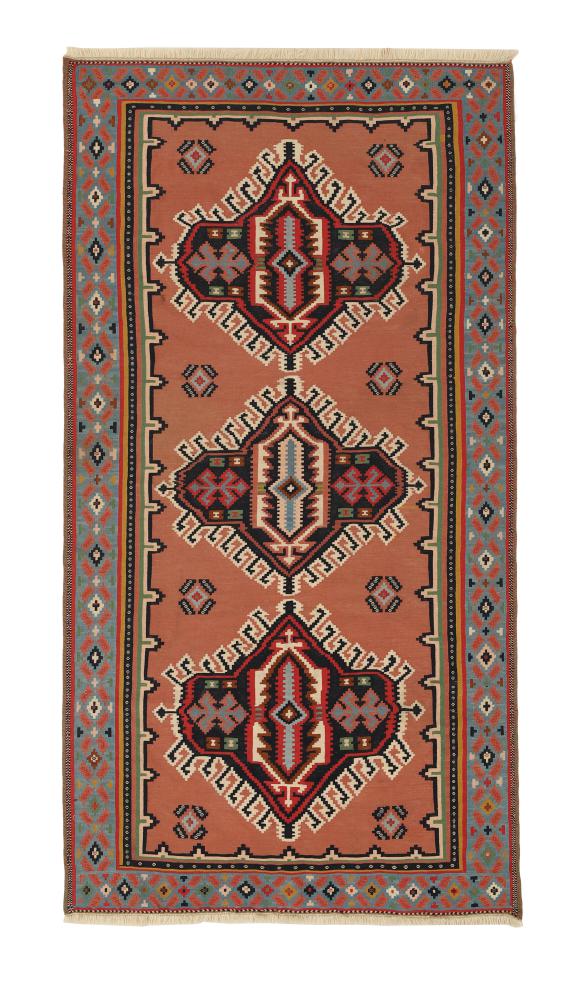 Tappeto persiano Kilim Fars 259x143 259x143, Tappeto persiano Tessuto a mano