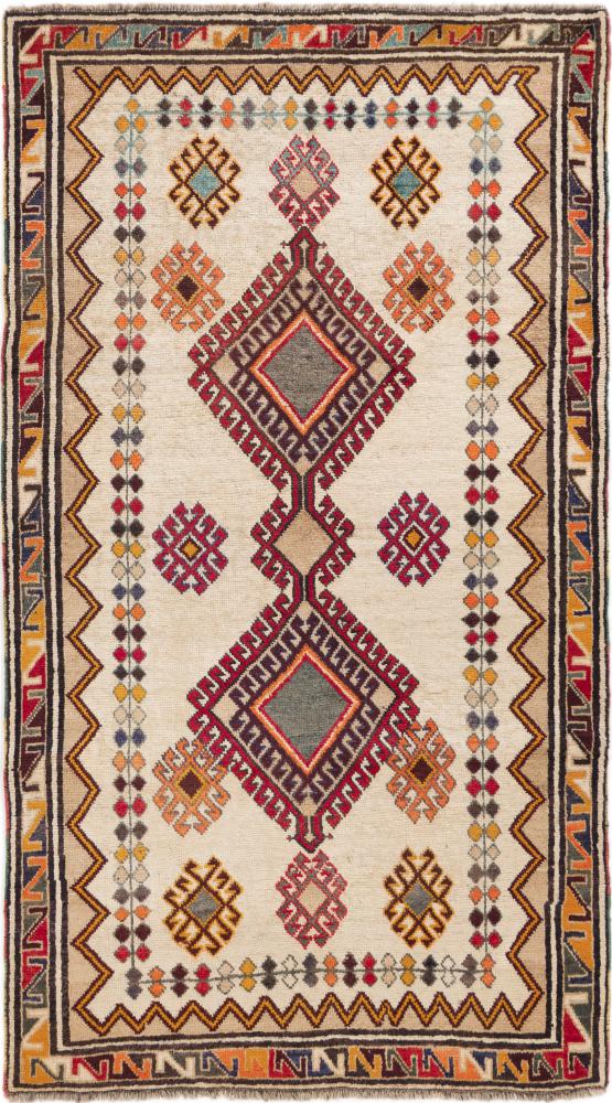 Persian Rug Persian Gabbeh Ghashghai 200x112 200x112, Persian Rug Knotted by hand