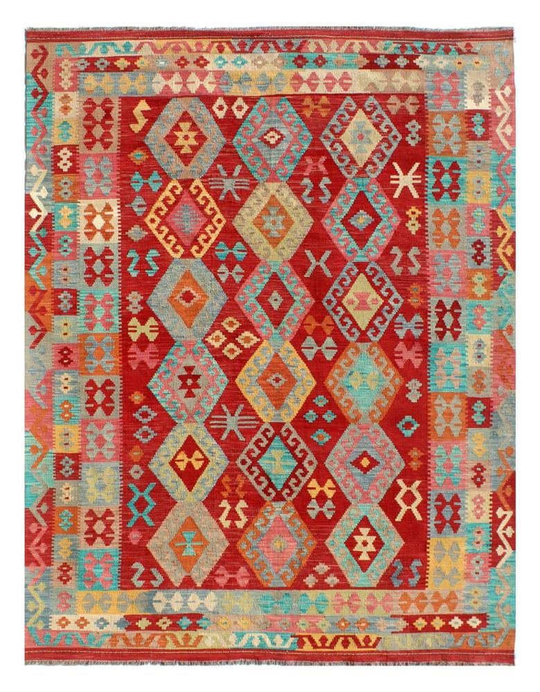 Afghan rug Kilim Afghan 9'11"x6'10" 9'11"x6'10", Persian Rug Woven by hand
