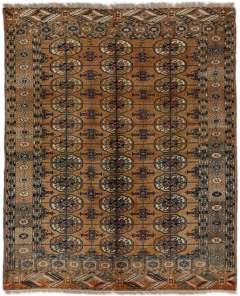 Russian rug Russia Antique 5'5"x4'6" 5'5"x4'6", Persian Rug Knotted by hand
