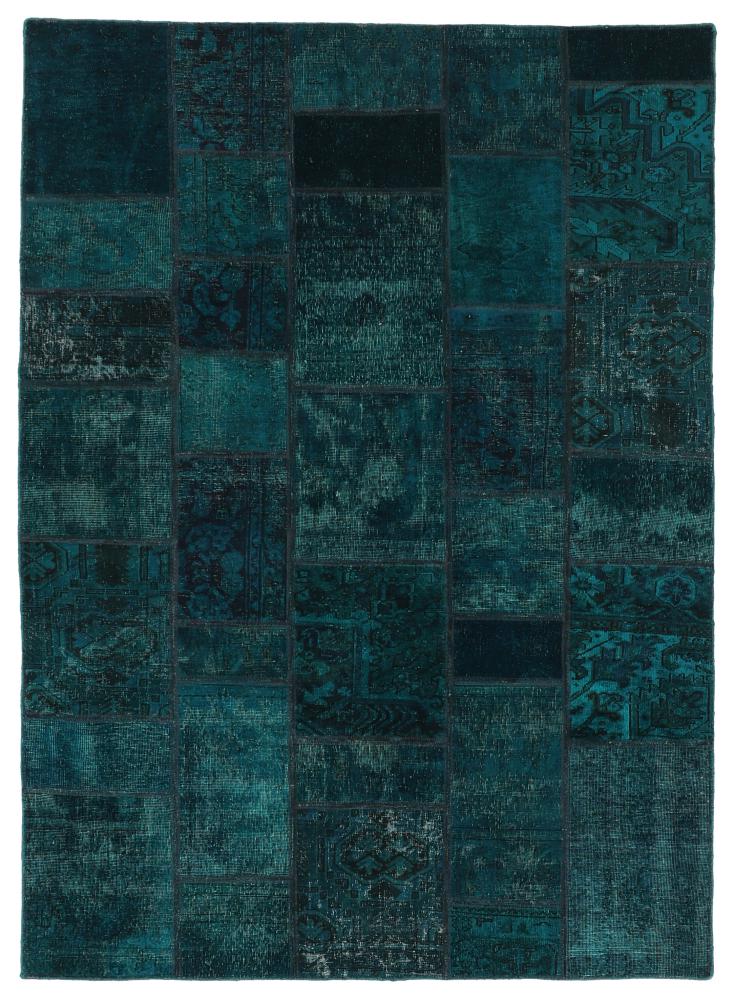 Persisk matta Patchwork 242x174 242x174, Persisk matta Knuten för hand