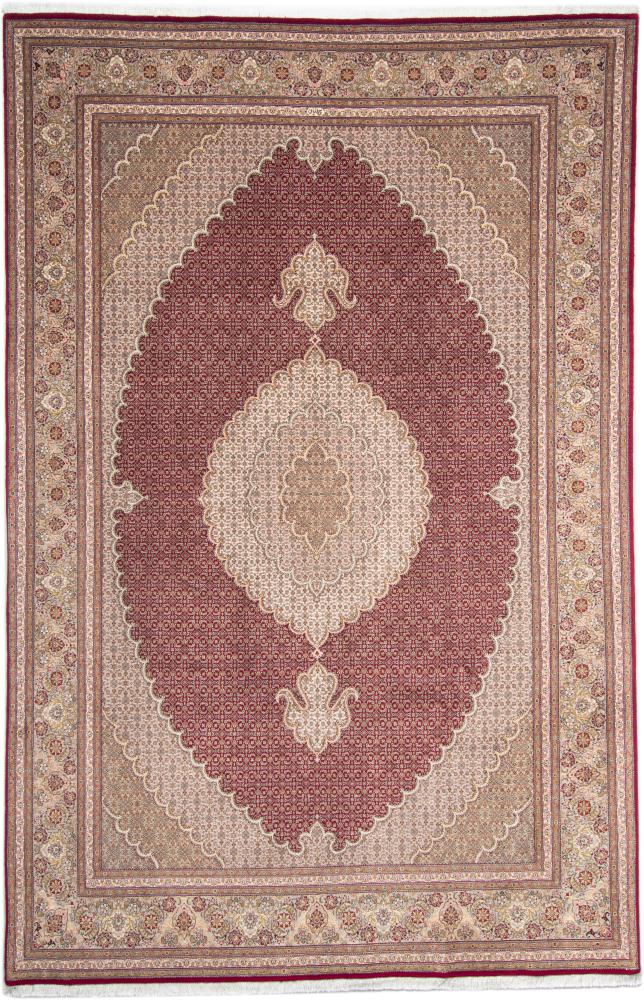 Tapete persa Tabriz 50Raj 306x203 306x203, Tapete persa Atado à mão