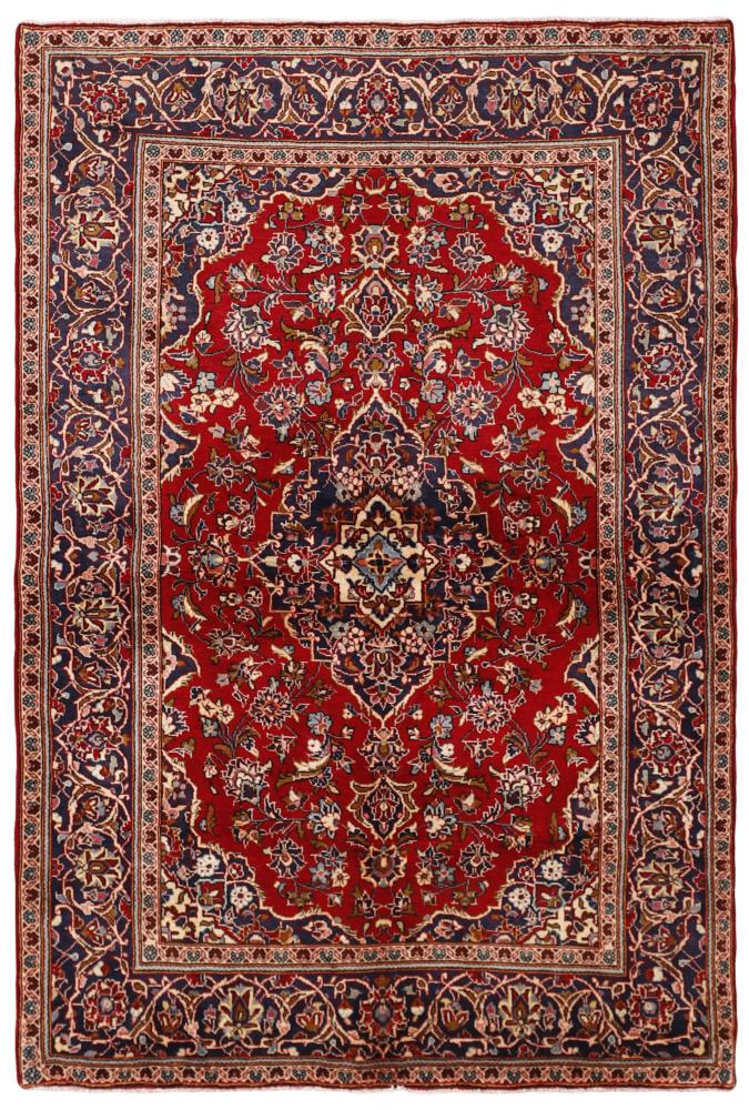 Tapis persan Kashan 224x149 224x149, Tapis persan Noué à la main