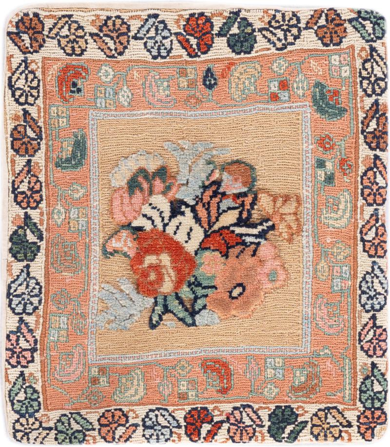 Persisk teppe Kelim Fars Kissen 46x40 46x40, Persisk teppe Knyttet for hånd