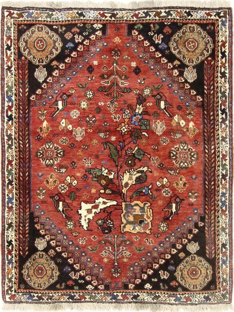  ペルシャ絨毯 Ghashghai 164x129 164x129,  ペルシャ絨毯 手織り