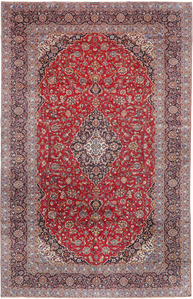 Περσικό χαλί Keshan 504x311 504x311, Περσικό χαλί Οι κόμποι έγιναν με το χέρι