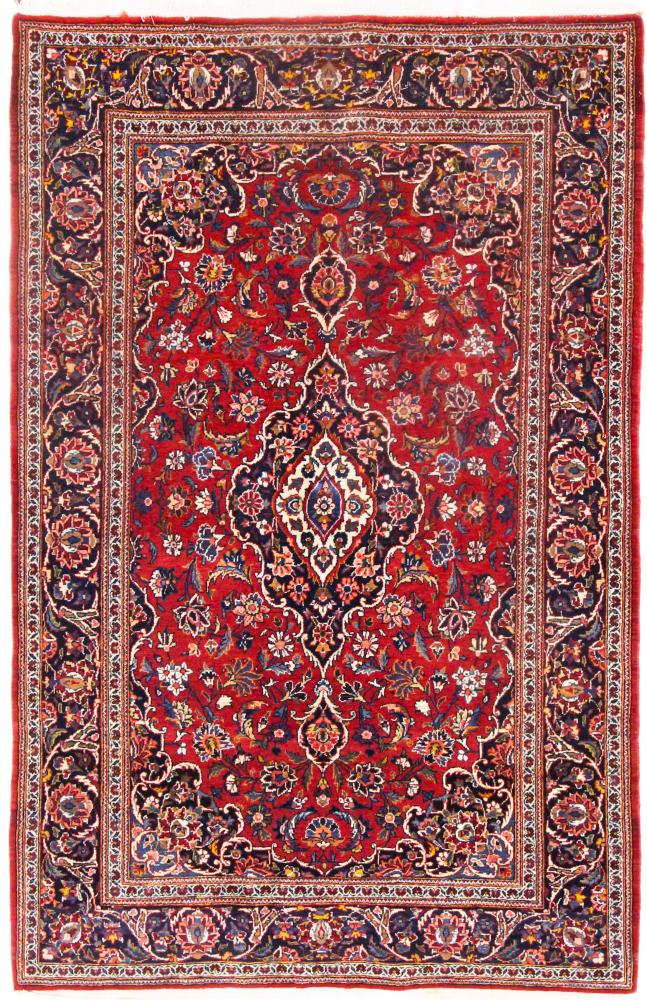 Tapete persa Keshan 205x128 205x128, Tapete persa Atado à mão