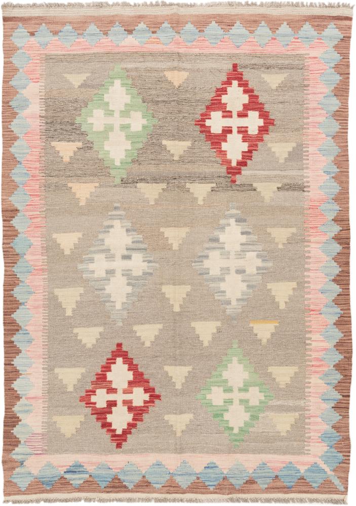 Tapete afegão Kilim Afegão 186x130 186x130, Tapete persa Tecido à mão