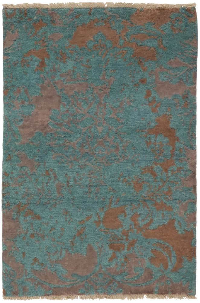 Indischer Teppich Sindhi 89x61 89x61, Perserteppich Handgeknüpft