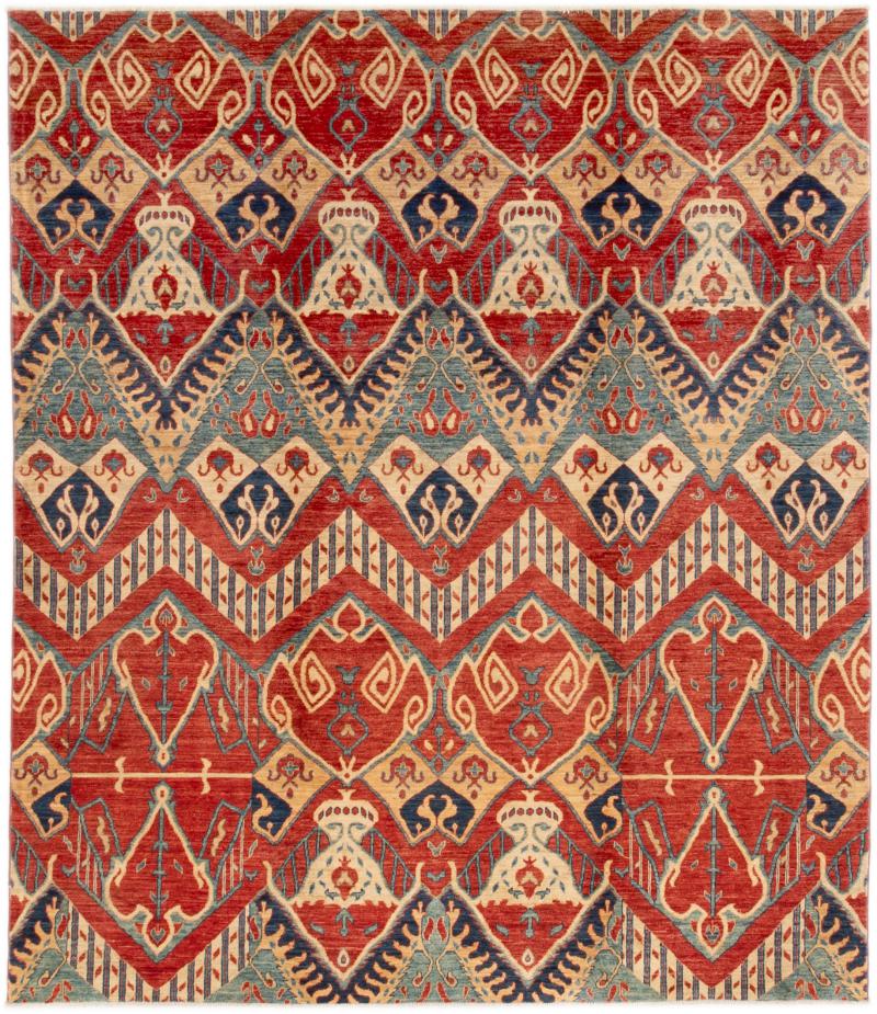 Αφγανικό χαλί Arijana Design 293x251 293x251, Περσικό χαλί Οι κόμποι έγιναν με το χέρι