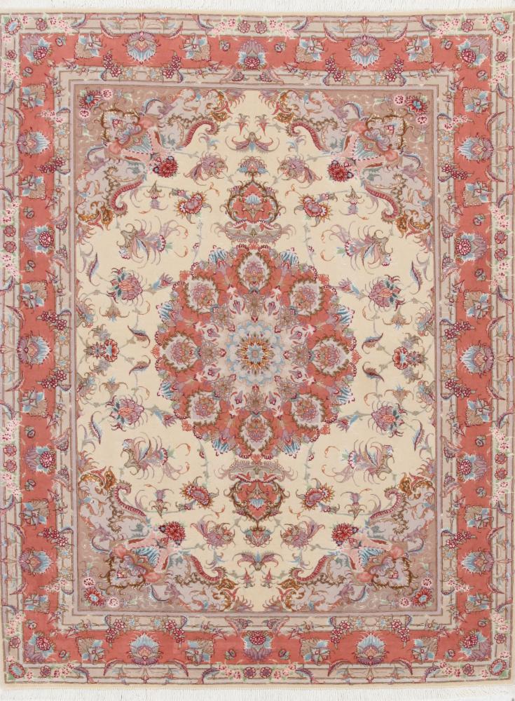 Tapete persa Tabriz 50Raj 6'6"x4'11" 6'6"x4'11", Tapete persa Atado à mão