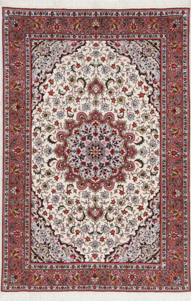 Tapete persa Tabriz 50Raj 151x101 151x101, Tapete persa Atado à mão