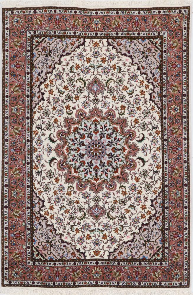 Tapete persa Tabriz 50Raj 147x99 147x99, Tapete persa Atado à mão