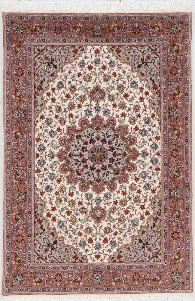 Tapete persa Tabriz 50Raj 152x101 152x101, Tapete persa Atado à mão