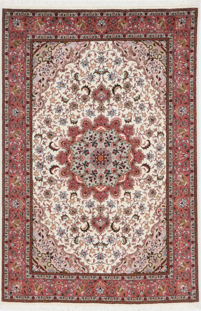 Tapete persa Tabriz 50Raj 150x102 150x102, Tapete persa Atado à mão