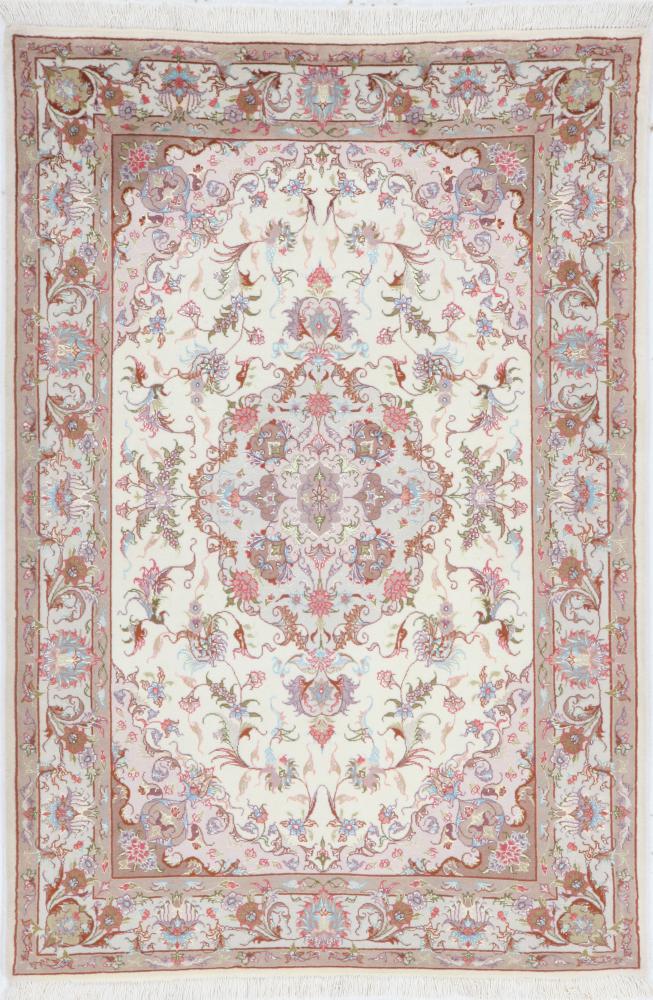 Tapete persa Tabriz 50Raj 157x106 157x106, Tapete persa Atado à mão