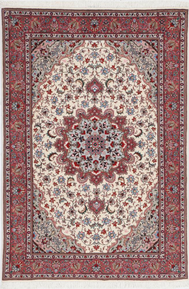 Tapete persa Tabriz 50Raj 155x100 155x100, Tapete persa Atado à mão