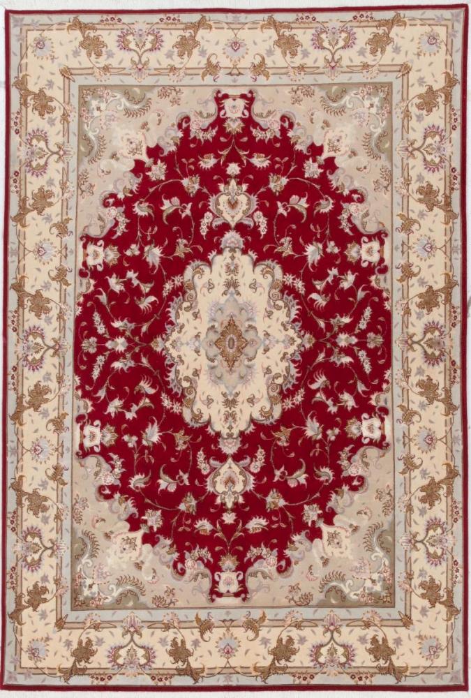 Tapis persan Tabriz 50Raj 244x166 244x166, Tapis persan Noué à la main