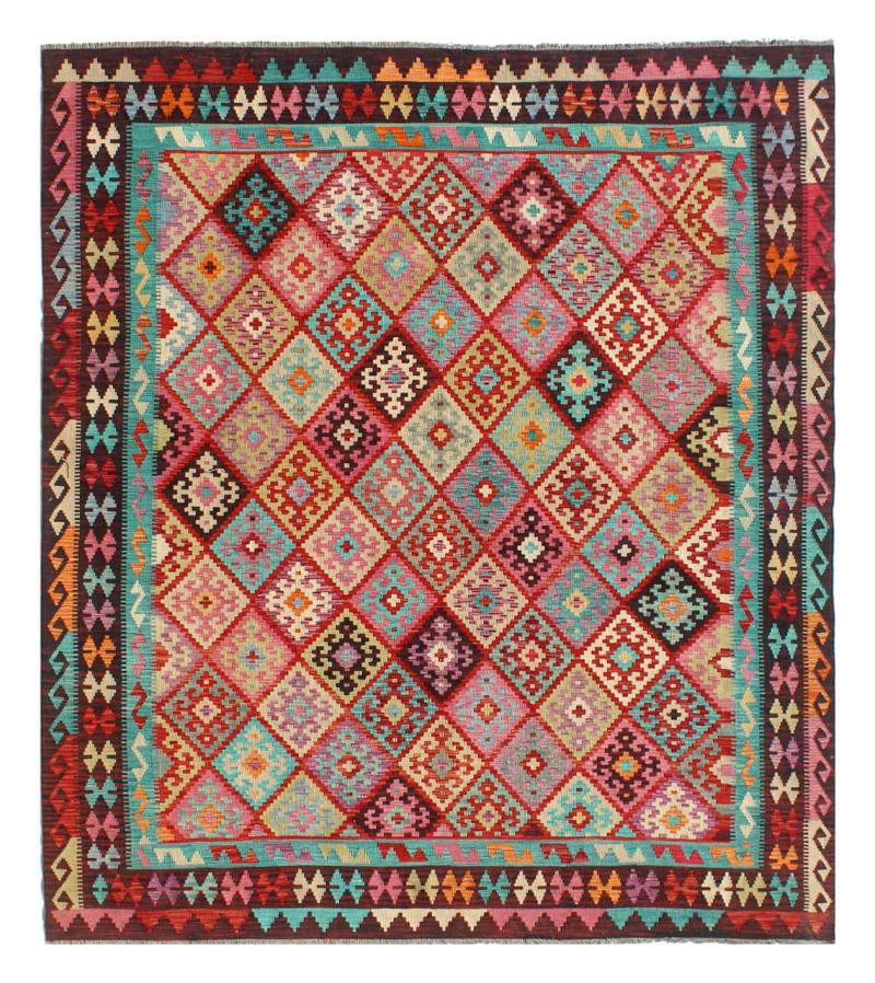 Alfombra afgana Kilim Afghan 293x261 293x261, Alfombra persa Tejido a mano