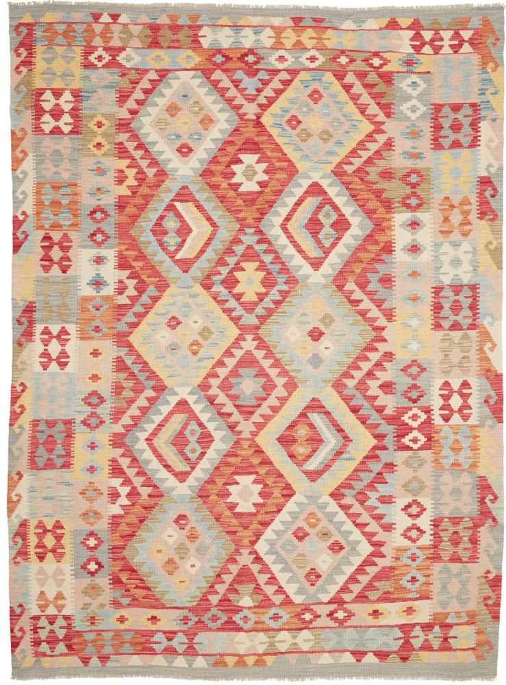 Afghanischer Teppich Kelim Afghan 8'0"x5'10" 8'0"x5'10", Perserteppich Handgewebt