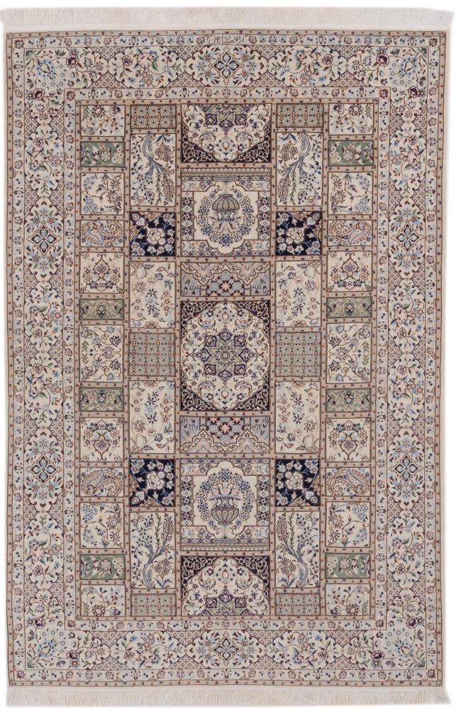 Tapis persan Naïn 6La 237x156 237x156, Tapis persan Noué à la main