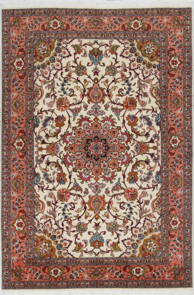 Tapete persa Tabriz 50Raj 152x104 152x104, Tapete persa Atado à mão