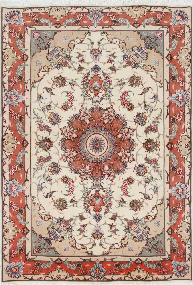 Tapete persa Tabriz 50Raj 150x105 150x105, Tapete persa Atado à mão