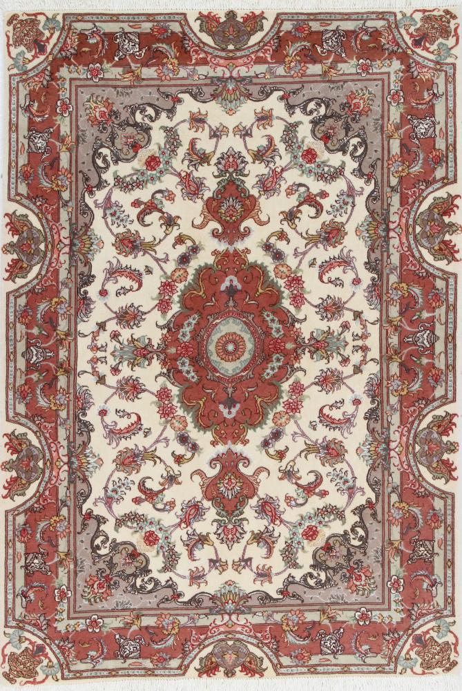 Tapete persa Tabriz 50Raj 153x103 153x103, Tapete persa Atado à mão