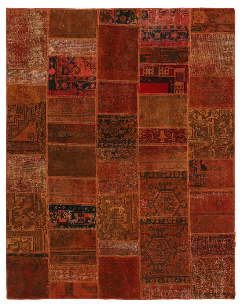 Persisk matta Patchwork 256x202 256x202, Persisk matta Knuten för hand