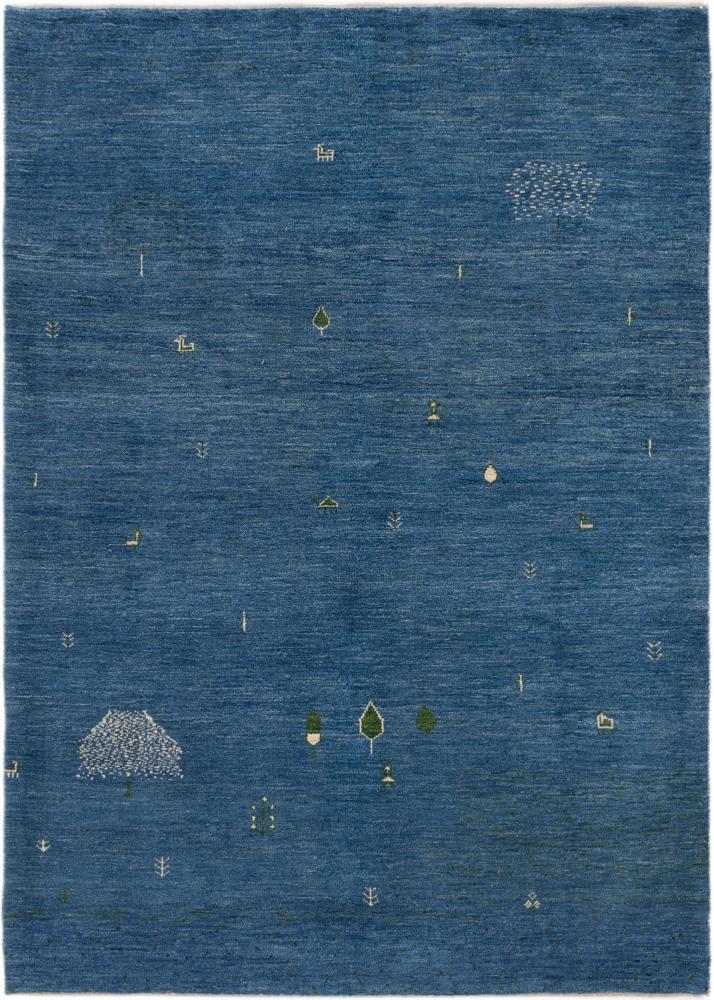 Tapis persan Persan Gabbeh Loribaft 208x148 208x148, Tapis persan Noué à la main