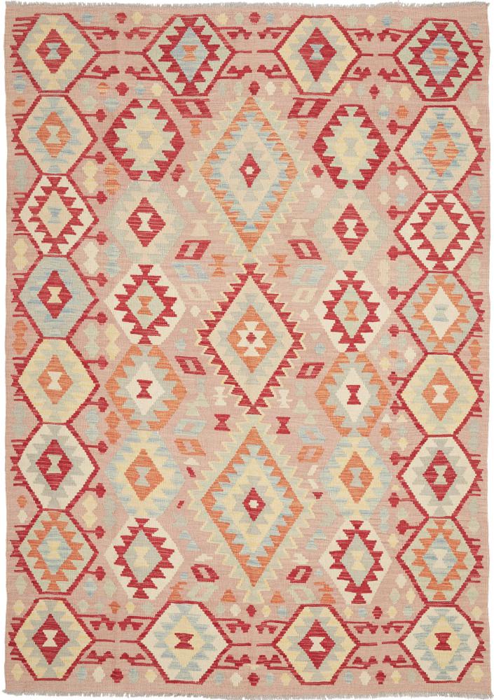 Dywan afgański Kilim Afghan 240x171 240x171, Dywan perski Ręcznie tkane