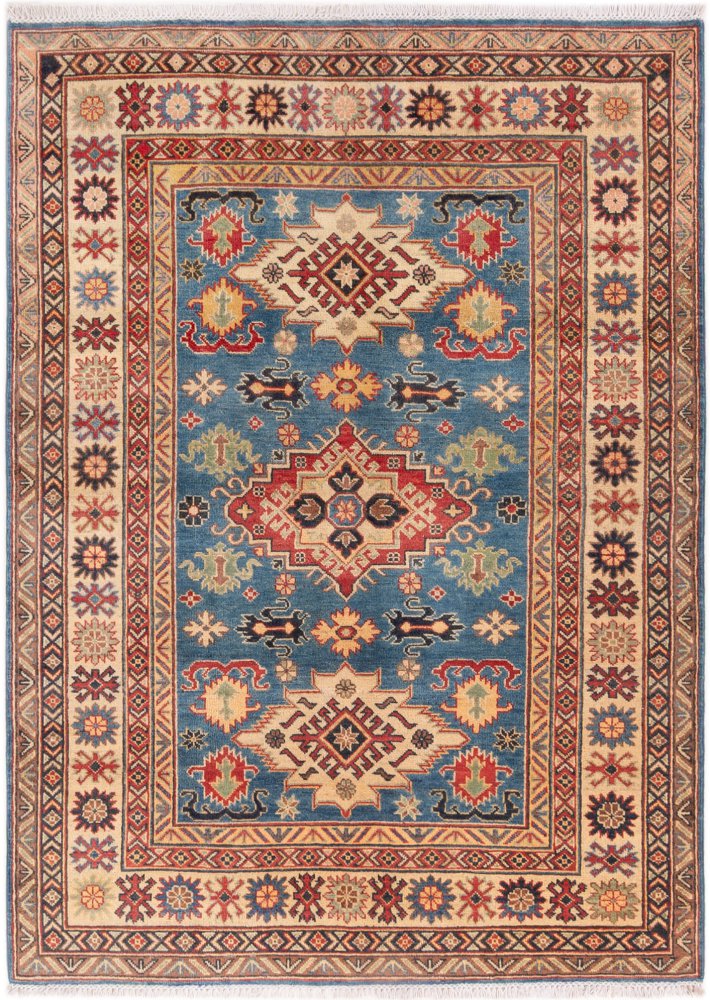 Tapis pakistanais Kazak 209x151 209x151, Tapis persan Noué à la main