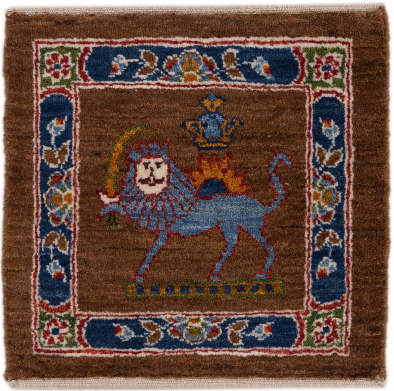 Perzisch tapijt Perzisch Gabbeh Kashkuli 41x39 41x39, Perzisch tapijt Handgeknoopte