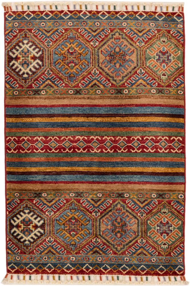 Afghan rug Arijana Shaal 98x67 98x67, Persian Rug Knotted by hand
