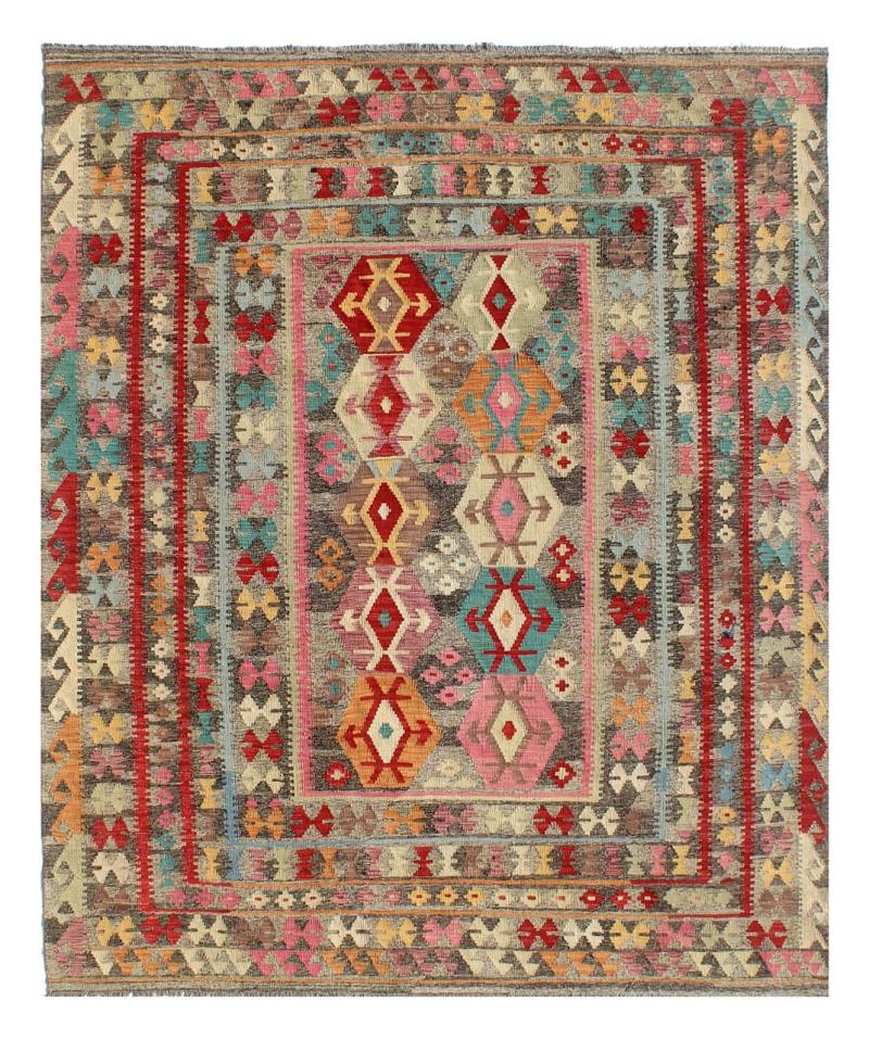 Dywan afgański Kilim Afghan 294x252 294x252, Dywan perski Ręcznie tkane