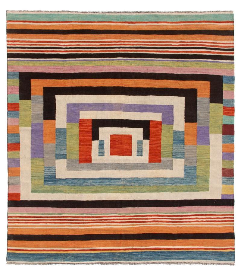 Afghanska mattan Kilim Afghan Edition 248x241 248x241, Persisk matta handvävd 