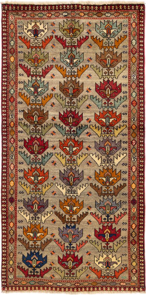 Persisk teppe Persia Gabbeh Ghashghai 194x95 194x95, Persisk teppe Knyttet for hånd