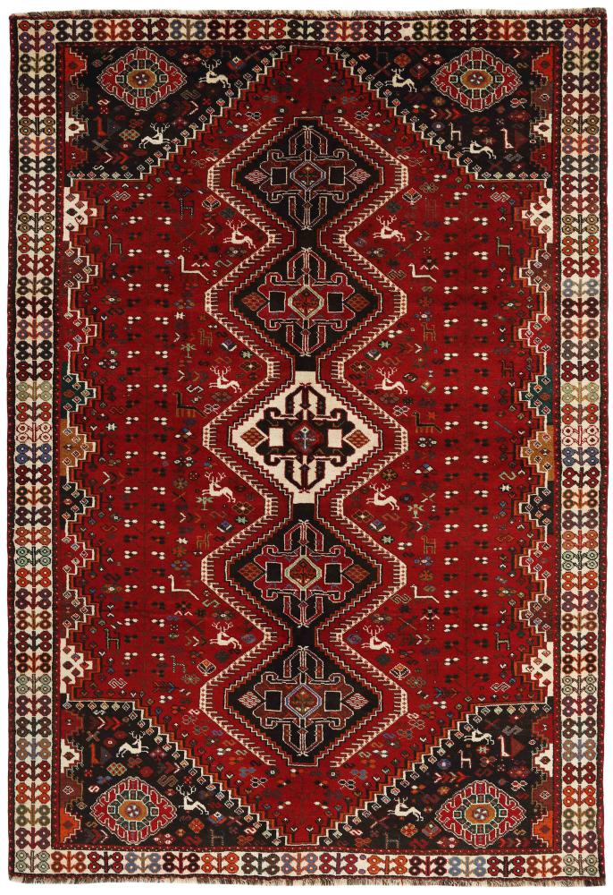 Persian Rug Shiraz 313x223 313x223, Persian Rug Knotted by hand