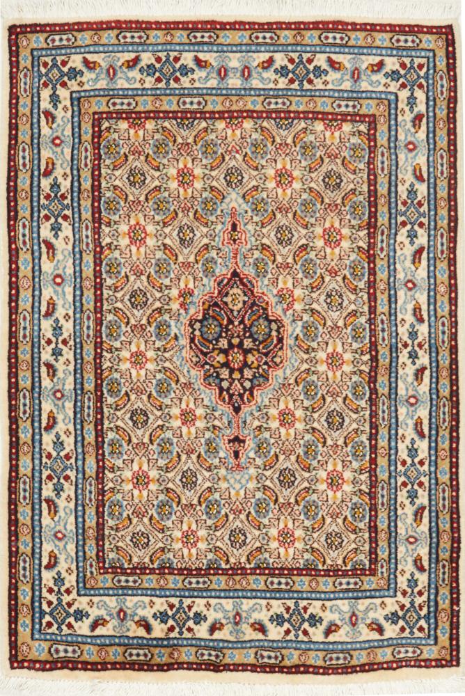 Persian Rug Moud 2'11"x1'11" 2'11"x1'11", Persian Rug Knotted by hand