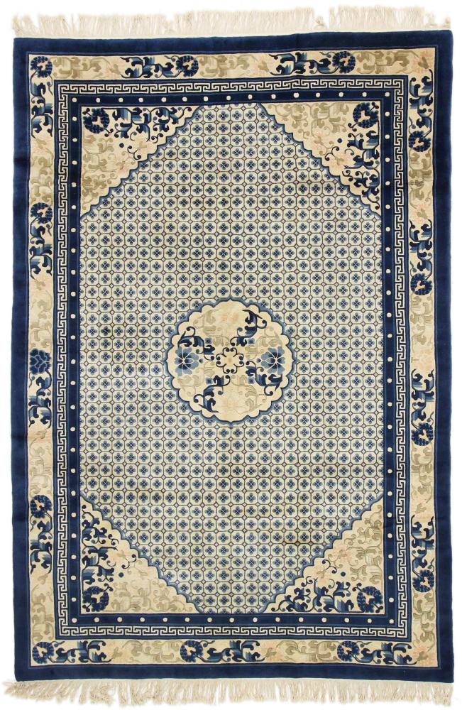 Kinesisk tæppe Kina 278x190 278x190, Persisk tæppe Knyttet i hånden