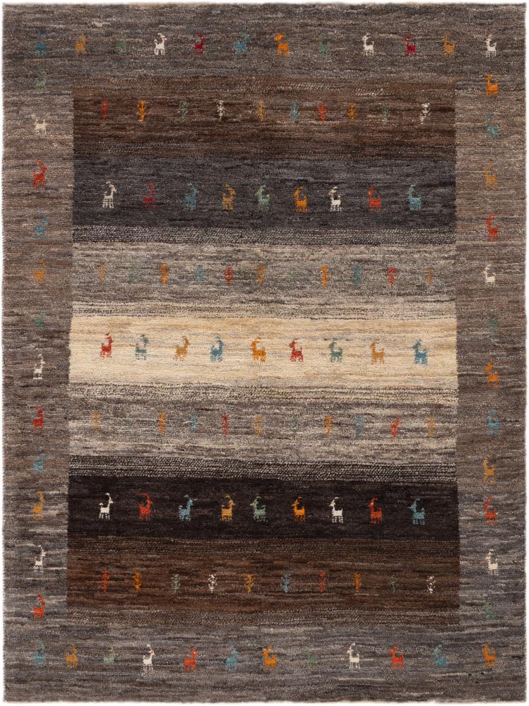 Tapis persan Persan Gabbeh Pure 197x148 197x148, Tapis persan Noué à la main