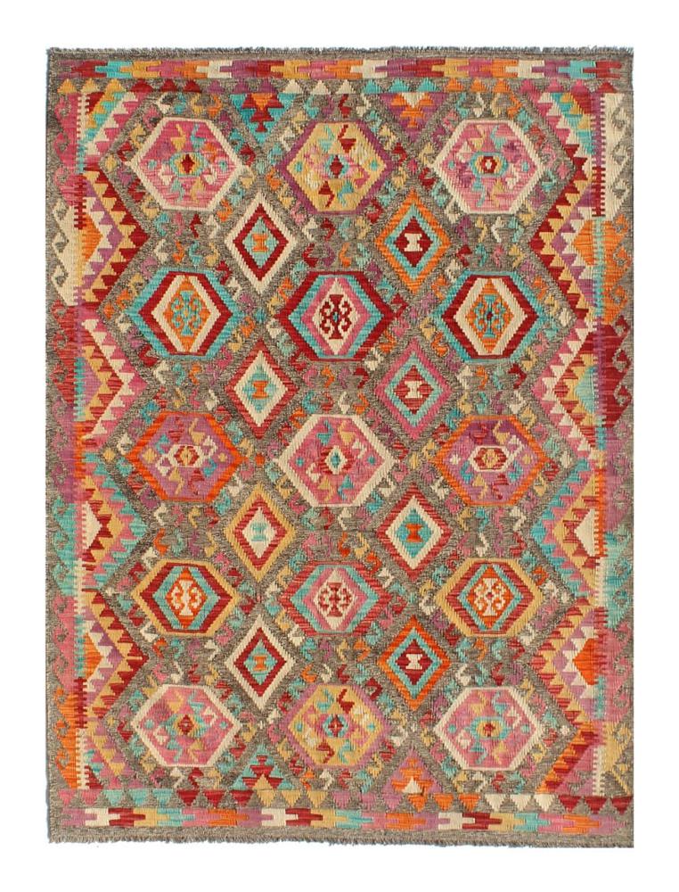 Afghan rug Kilim Afghan 8'0"x5'9" 8'0"x5'9", Persian Rug Woven by hand