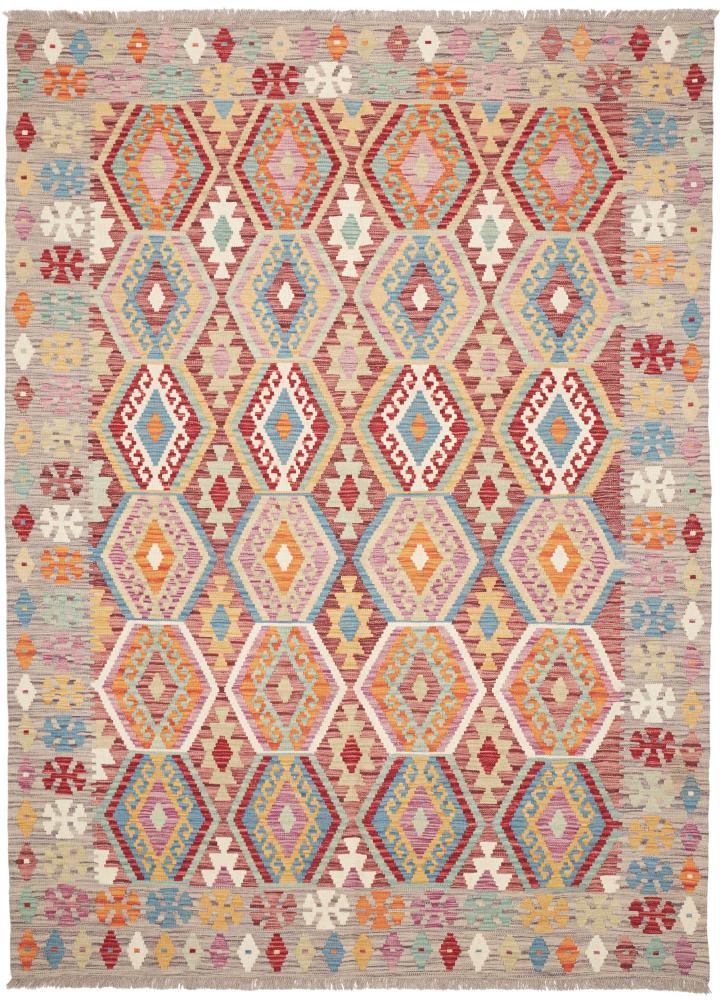 Afghan rug Kilim Afghan 253x187 253x187, Persian Rug Woven by hand