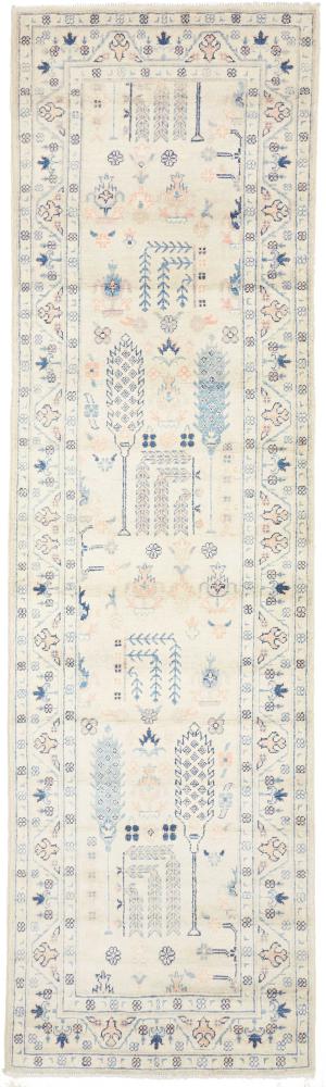 Pakistani rug Kazak 9'10"x2'10" 9'10"x2'10", Persian rug Hand-knotted