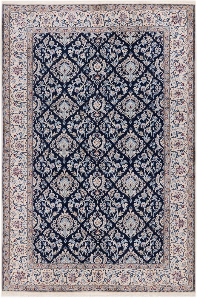 Alfombra persa Nain 6La Habibian 192x125 192x125, Alfombra persa Anudado a mano