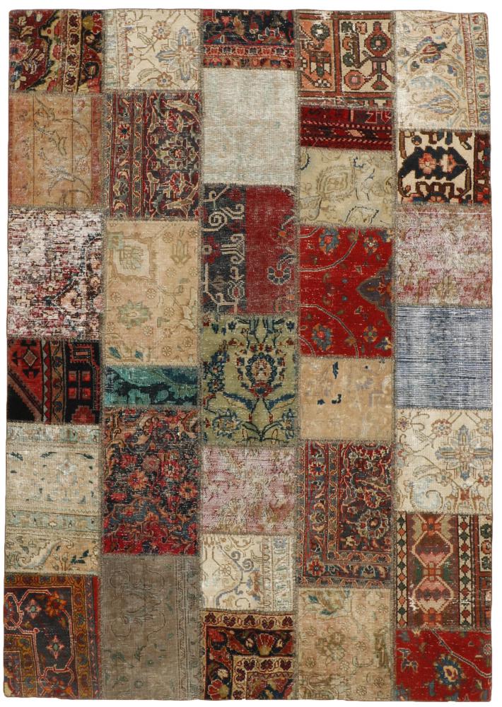 Perzsa szőnyeg Patchwork 236x166 236x166, Perzsa szőnyeg Kézzel csomózva